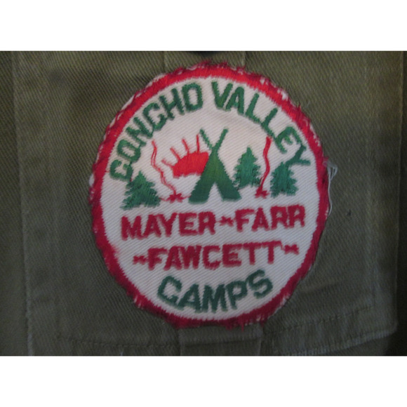 Del Rio Texas, Concho Valley, Vintage Boy Scouts uniform,, 32" chest, Mayer-Farr - Picture 3 of 12